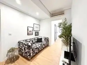 Living room of Flat for share in Alcorcón  with Air Conditioner, Heating and Furnished