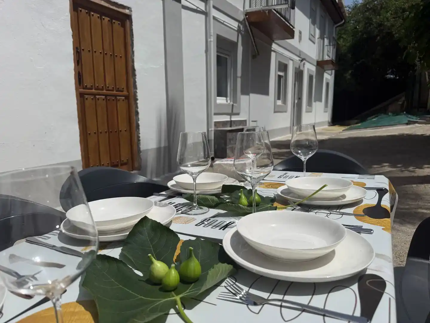 Terrasse von Haus oder Chalet zur Miete in Santander mit Privatgarten, Möbliert und Ofen