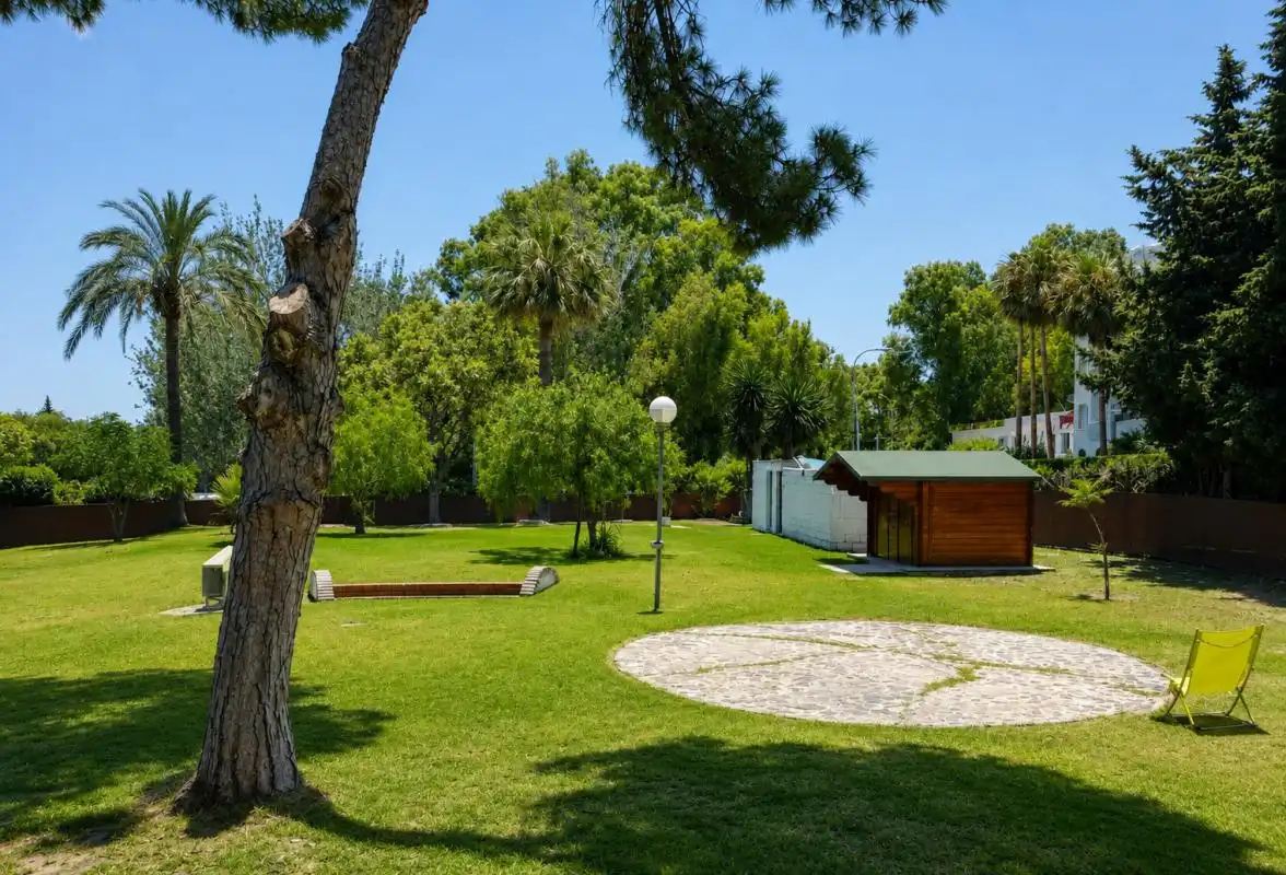 Garden of Flat for sale in Torremolinos  with Air Conditioner, Heating and Swimming Pool