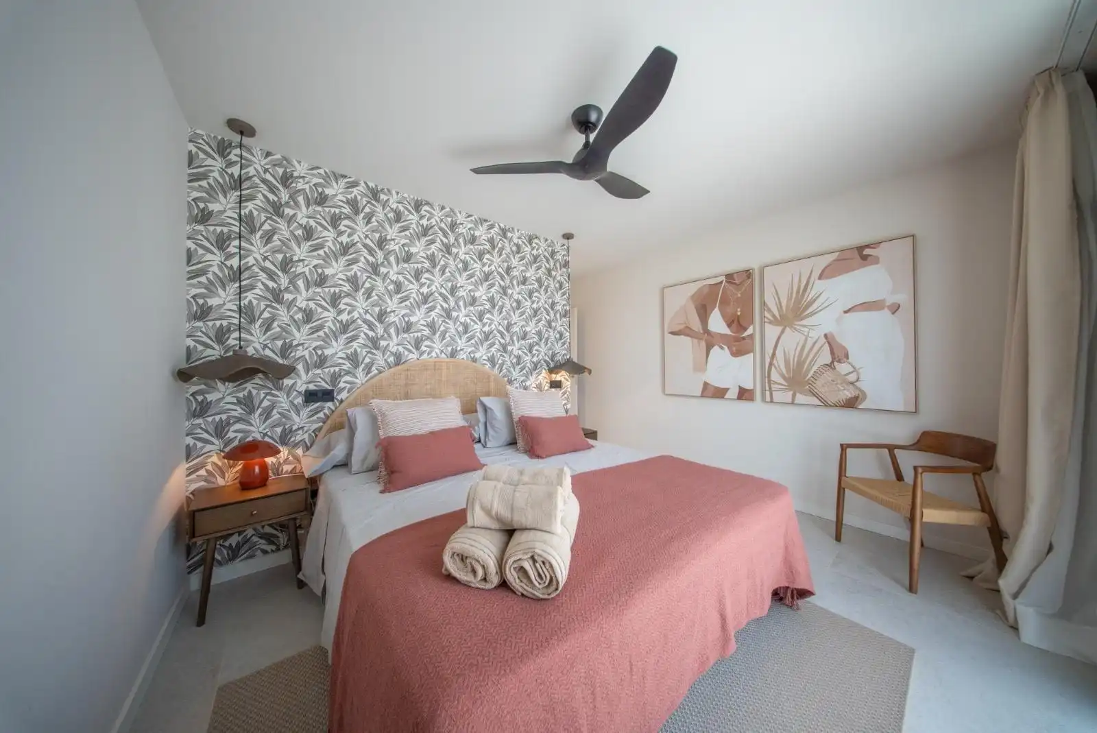 Bedroom of Houses for sale in La Oliva  with Air Conditioner, Private garden and Terrace