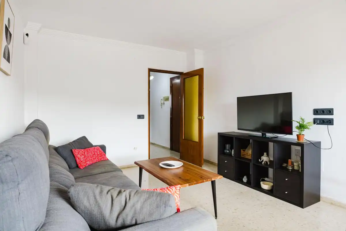 Living room of Flat for sale in Málaga  with Air Conditioner, Heating and Private garden