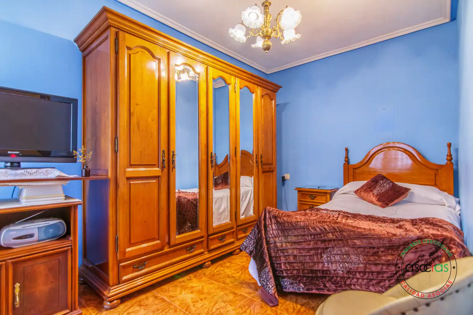 Bedroom of Attic for sale in Langreo  with Heating and Furnished