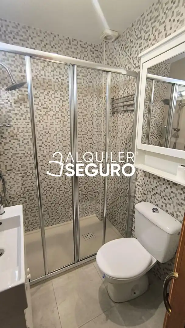 Bathroom of Flat for rent in Sevilla  with Air Conditioner and Furnished