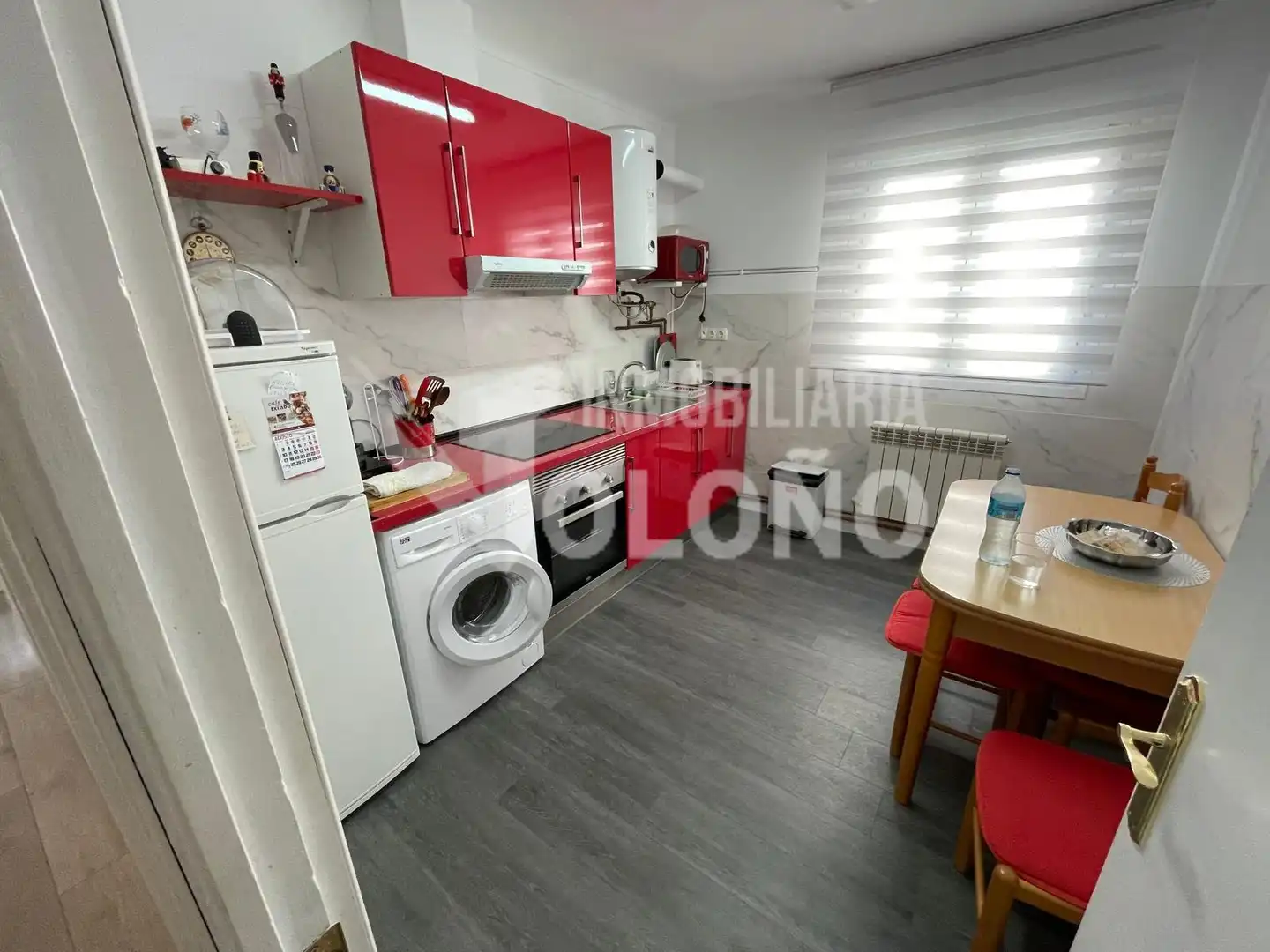 Cocina de Apartamento en venta en Casalarreina con Calefacción, Parquet y Amueblado