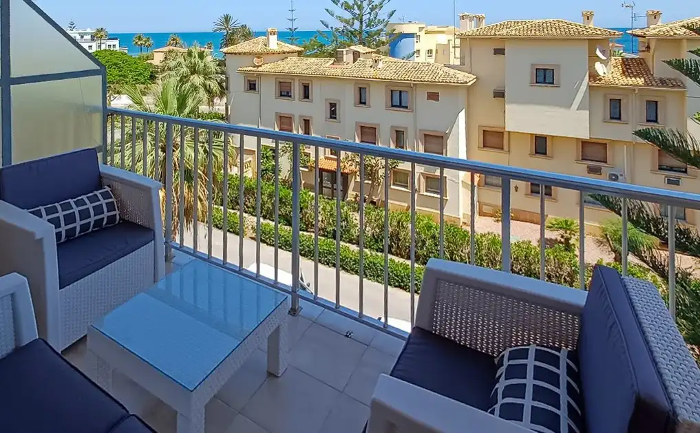Balcony of Attic for sale in Dénia  with Air Conditioner, Heating and Private garden