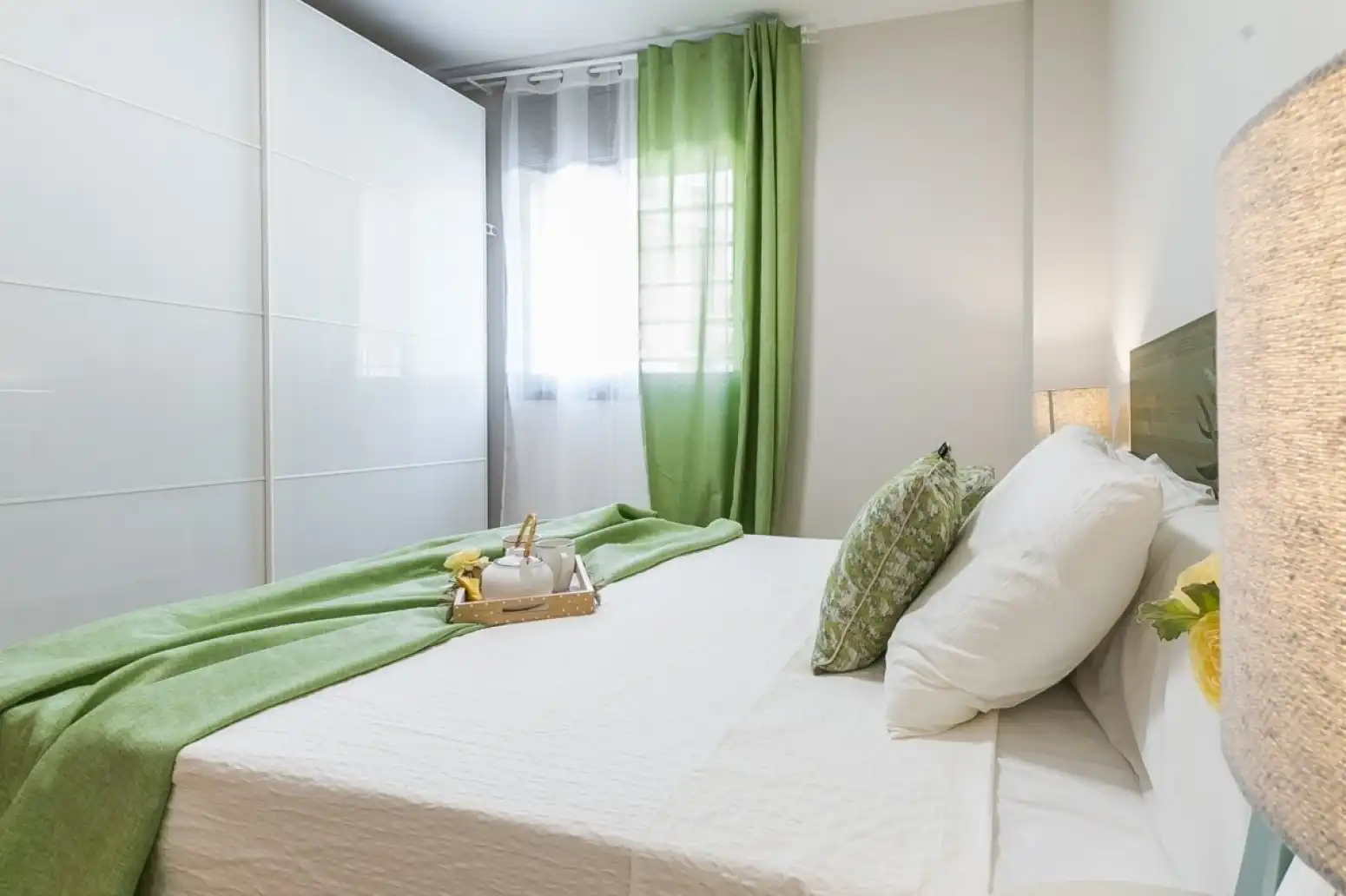 Schlafzimmer von Wohnung zum Verkauf in Terrassa mit Klimaanlage, Heizung und Parkett