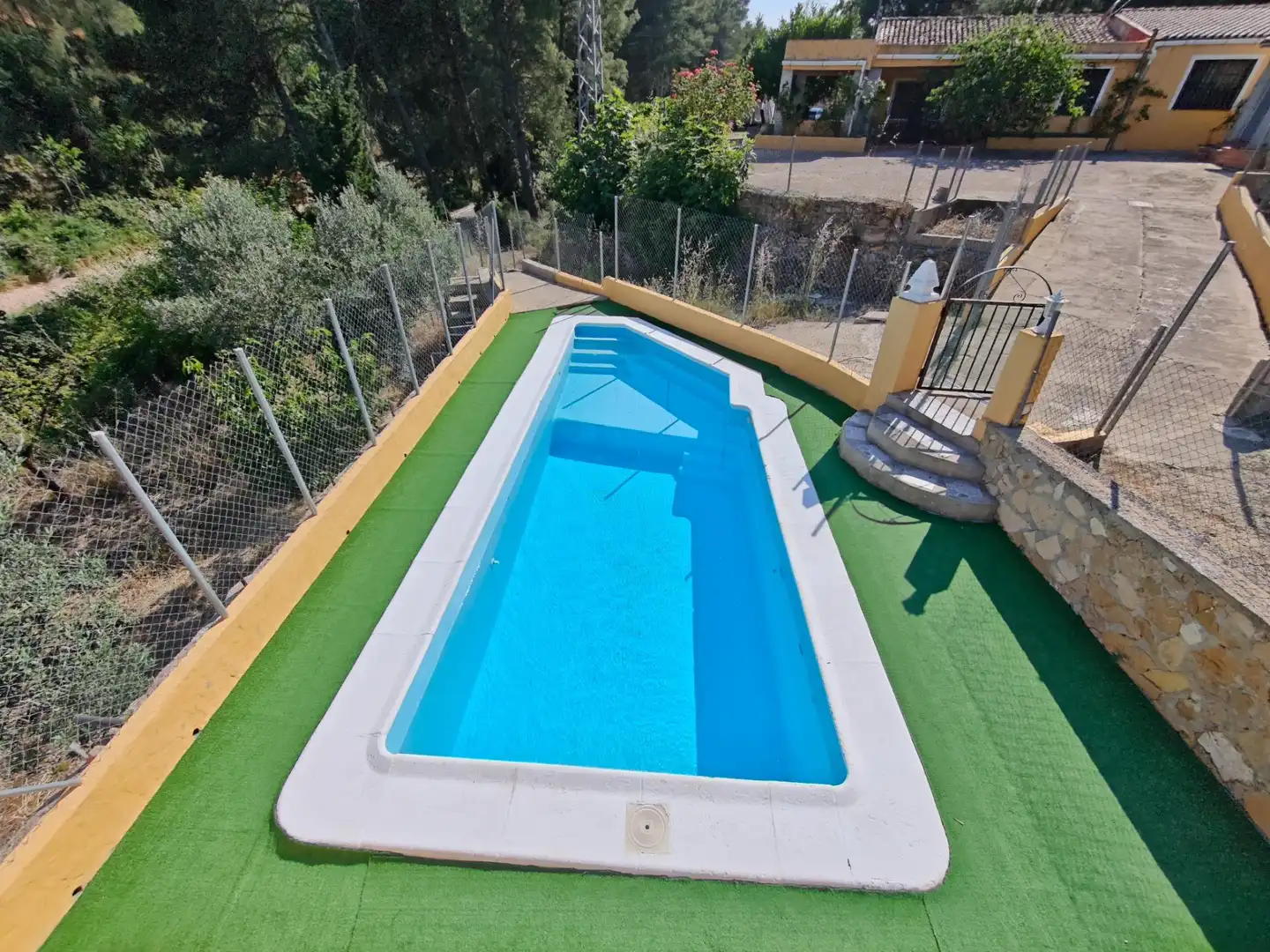 Swimming pool of Houses for sale in Yátova  with Private garden, Terrace and Storage room