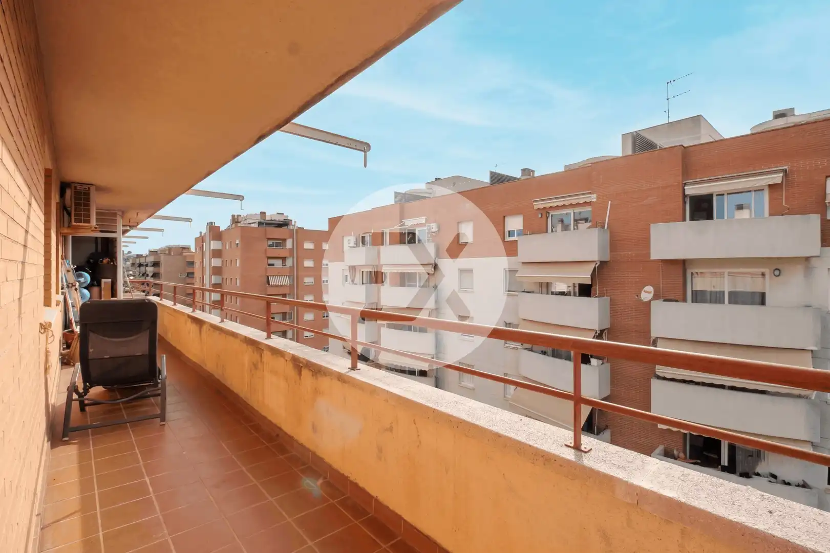 Balcony of Flat for sale in Castelldefels  with Heating, Parquet flooring and Terrace