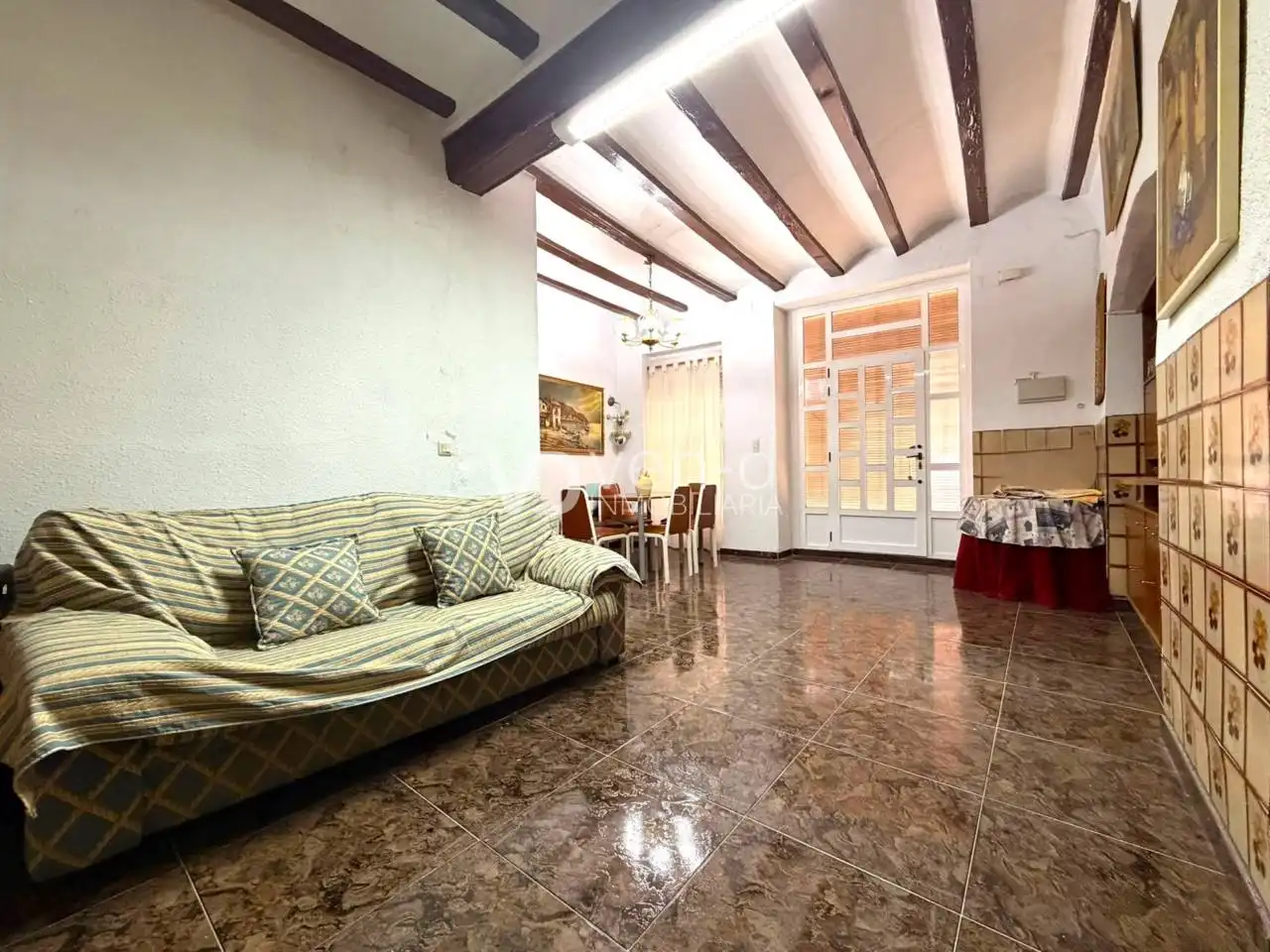 Sala de estar de Casa o chalet en venta en Enguera con Calefacción