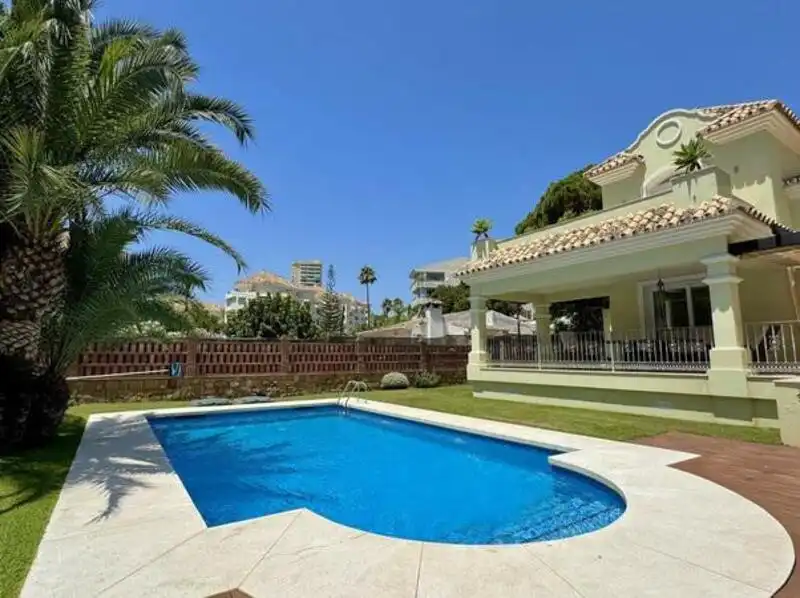 Garden of Houses for rent in Marbella  with Air Conditioner, Heating and Private garden