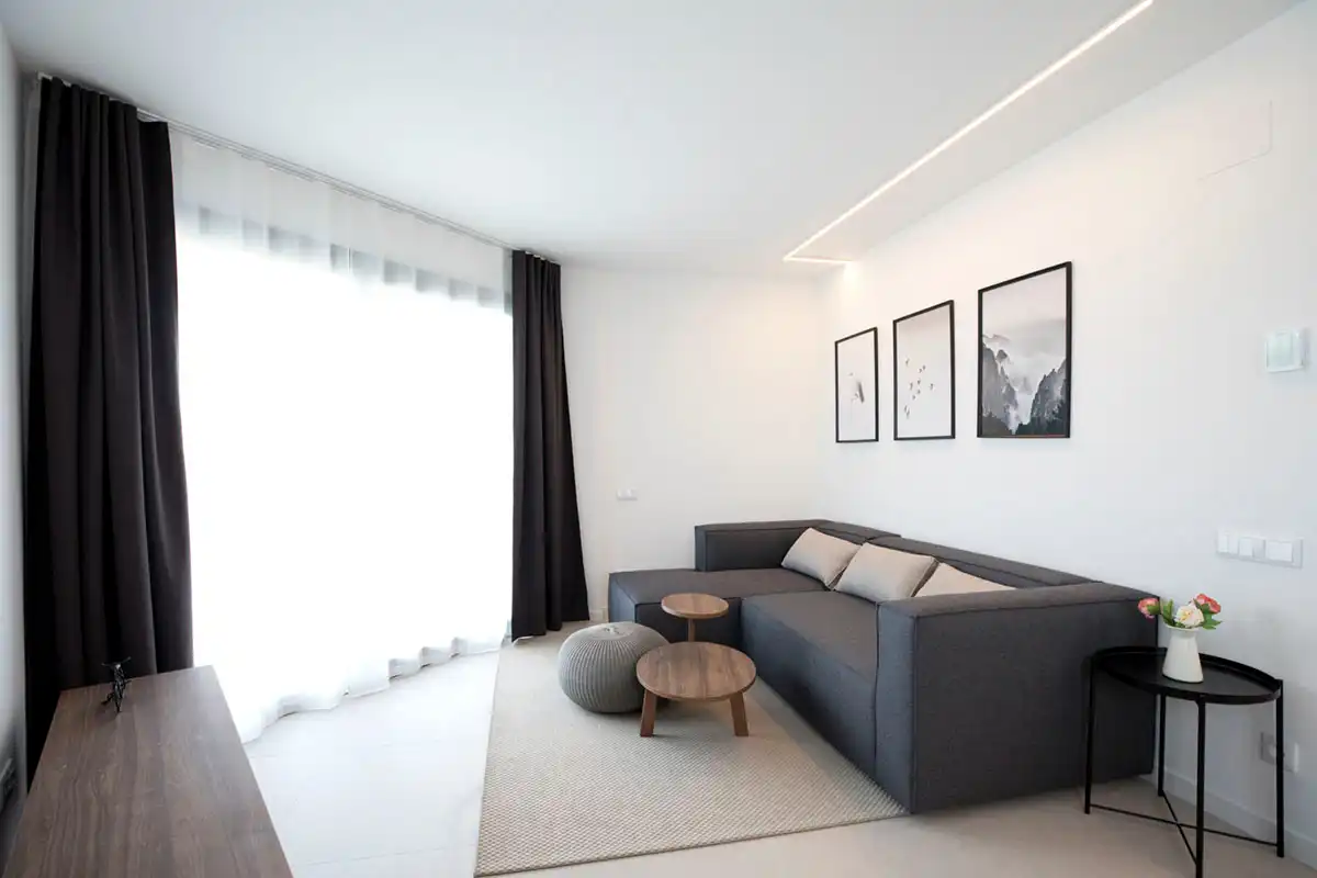 Sala de estar de Piso en venta en Abrera con Terraza, Trastero y Piscina comunitaria