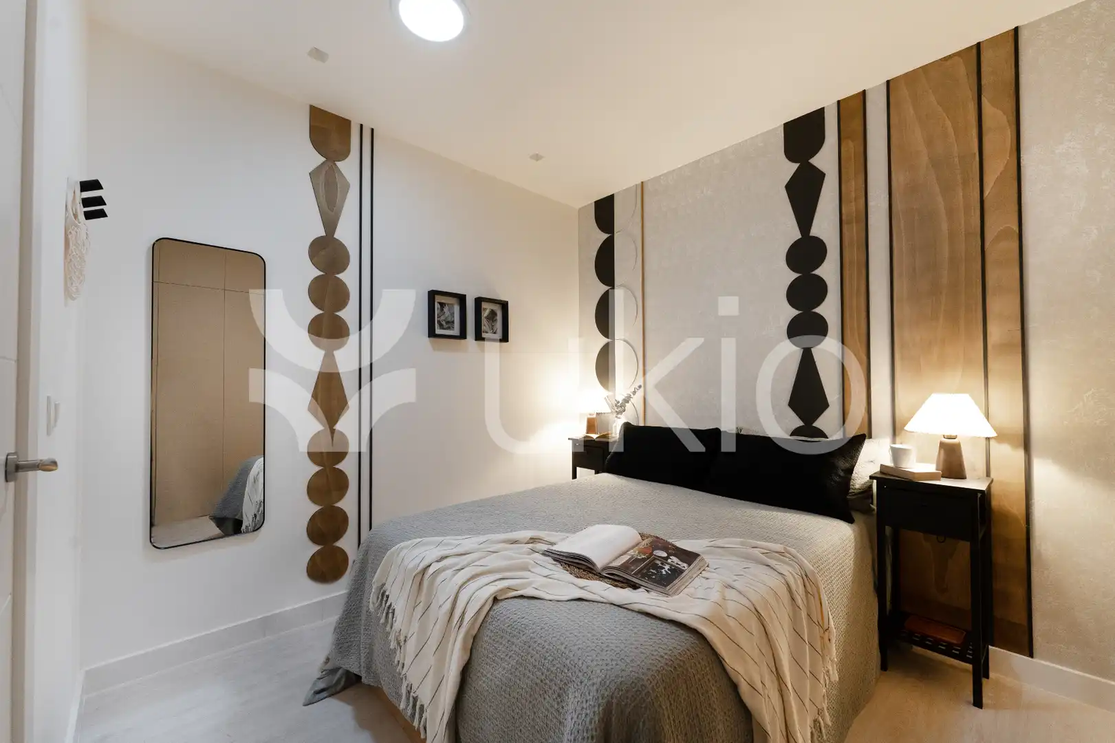 Habitación de Apartamento de alquiler en Madrid con Aire acondicionado, Calefacción y Amueblado