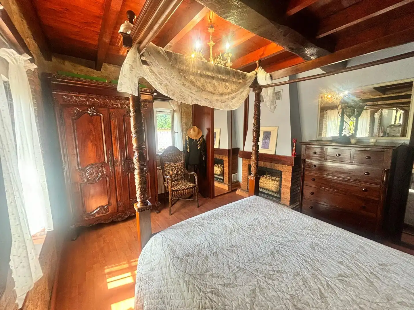 Bedroom of Houses for sale in Langreo  with Heating, Private garden and Terrace