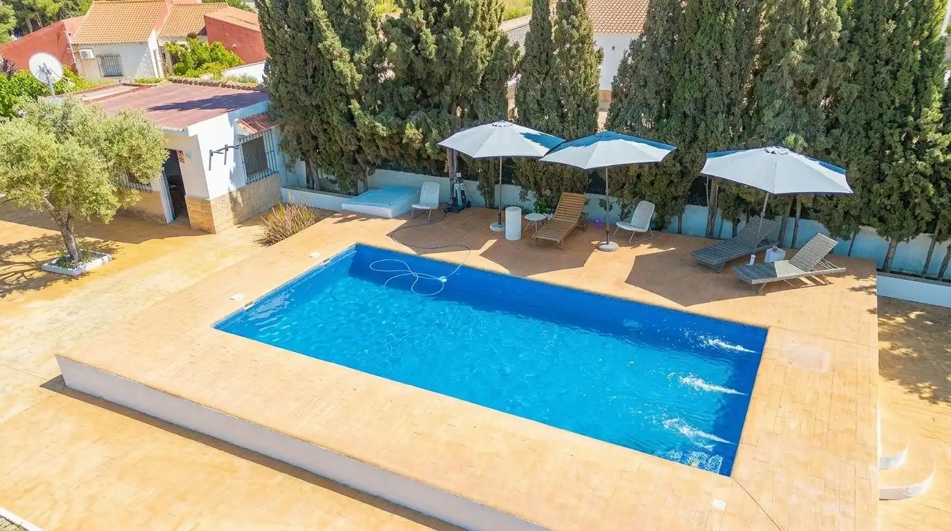 Swimming pool of Houses for sale in Alicante / Alacant  with Heating, Private garden and Storage room