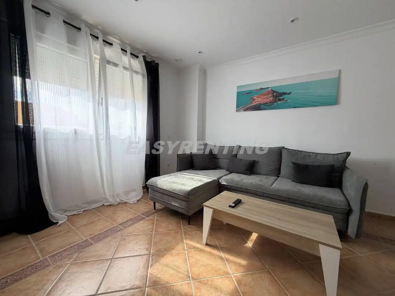 Living room of Flat for rent in La Línea de la Concepción  with Air Conditioner and Furnished