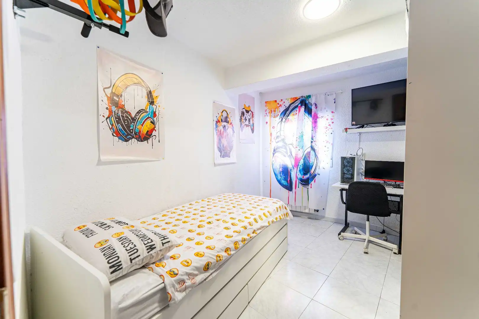 Bedroom of Flat for sale in Móstoles  with Heating and Terrace