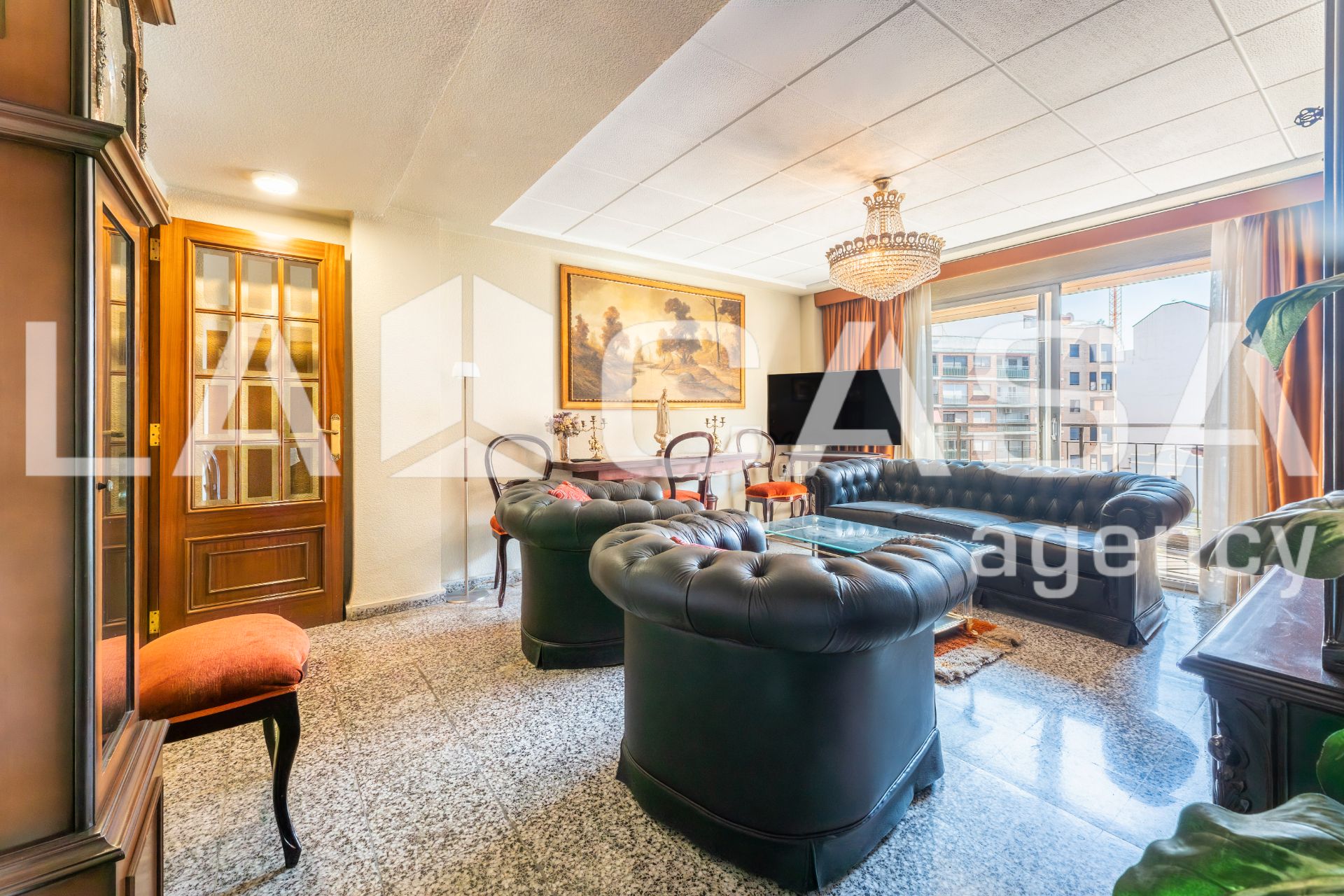 Sala d'estar de Pis en venda en  Valencia Capital amb Terrassa, Forn i Rentadora