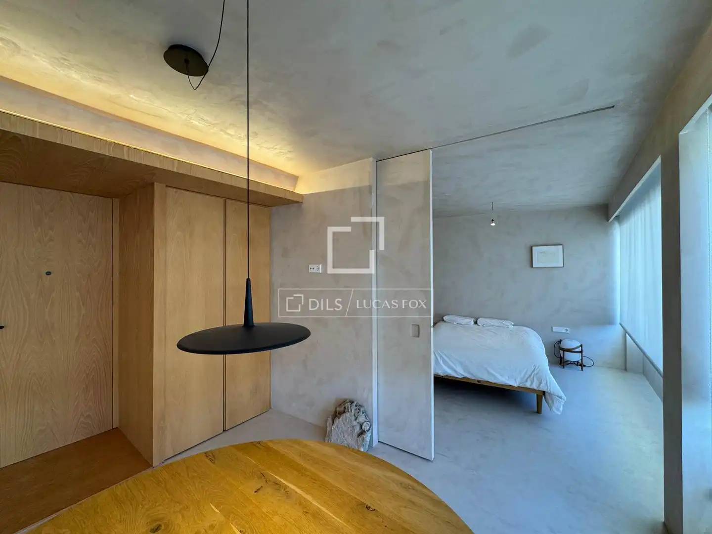 Bedroom of Flat for rent in  Palma de Mallorca  with Air Conditioner, Heating and Parquet flooring