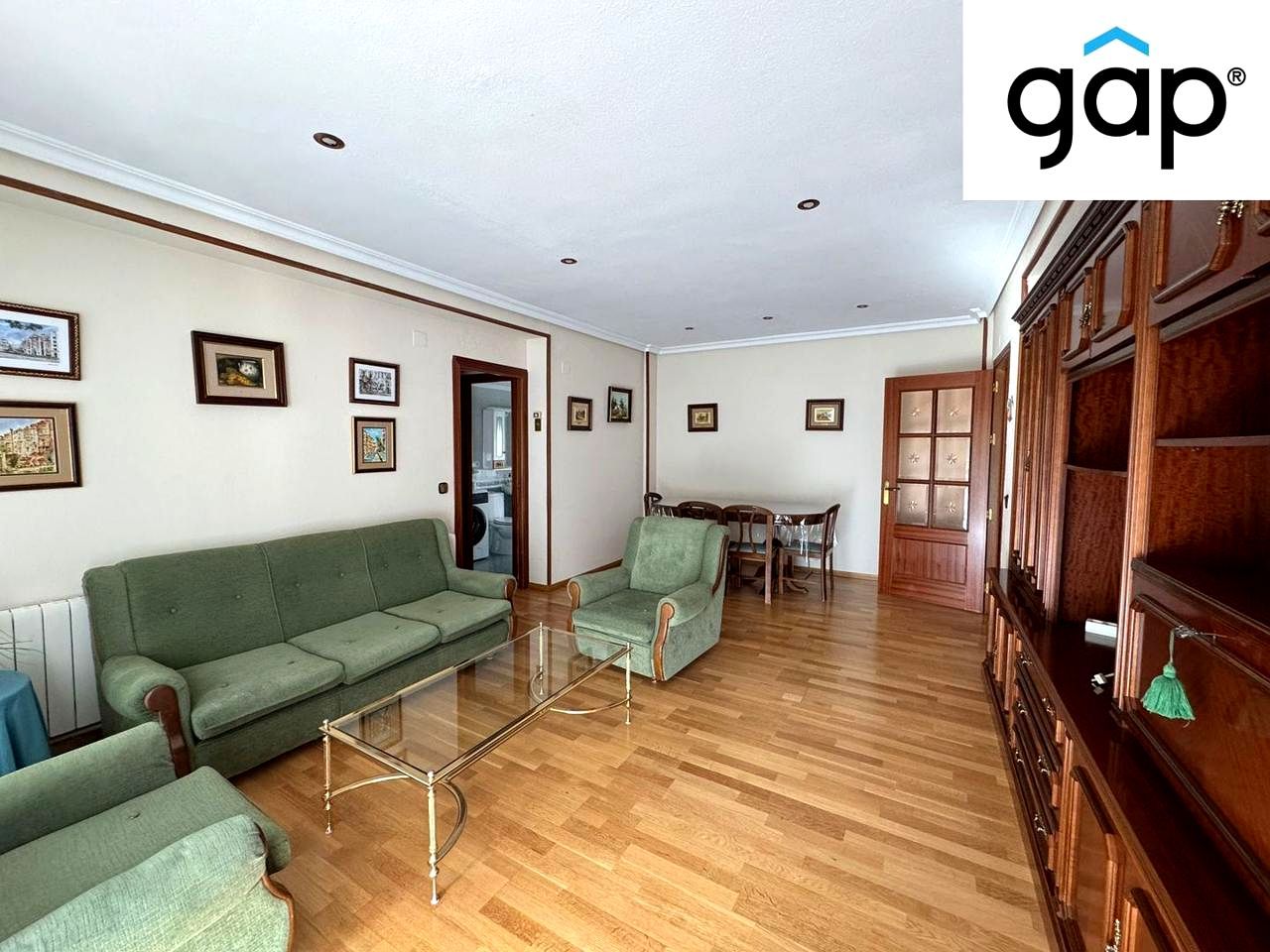 Living room of Flat to rent in Cuenca Capital  with Heating, Private garden and Terrace