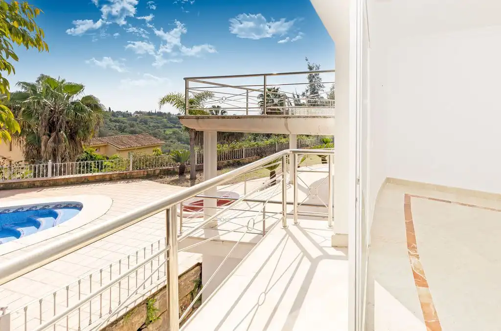 Terraza de Casa o chalet en venta en Benahavís con Aire acondicionado, Calefacción y Jardín privado