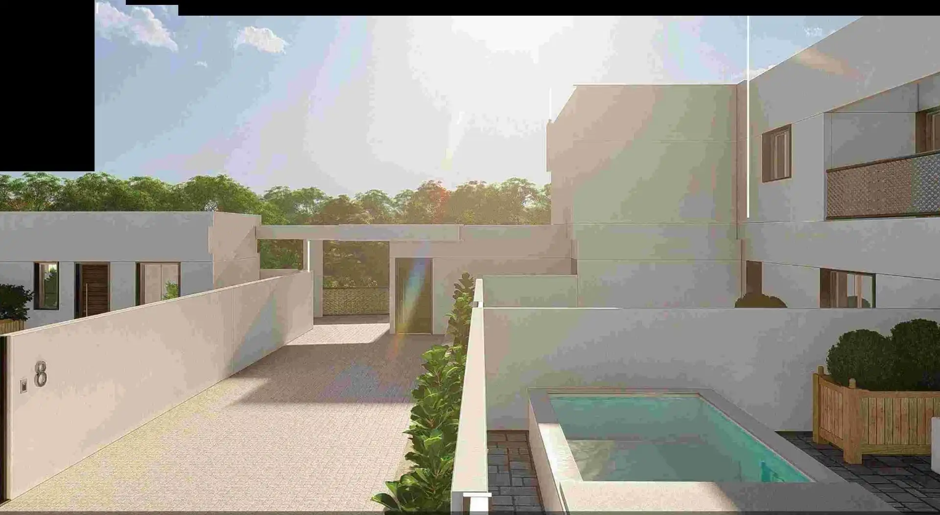 Reihenhaus mit Pool zum Verkauf in Calle del Brezo, imagen 4