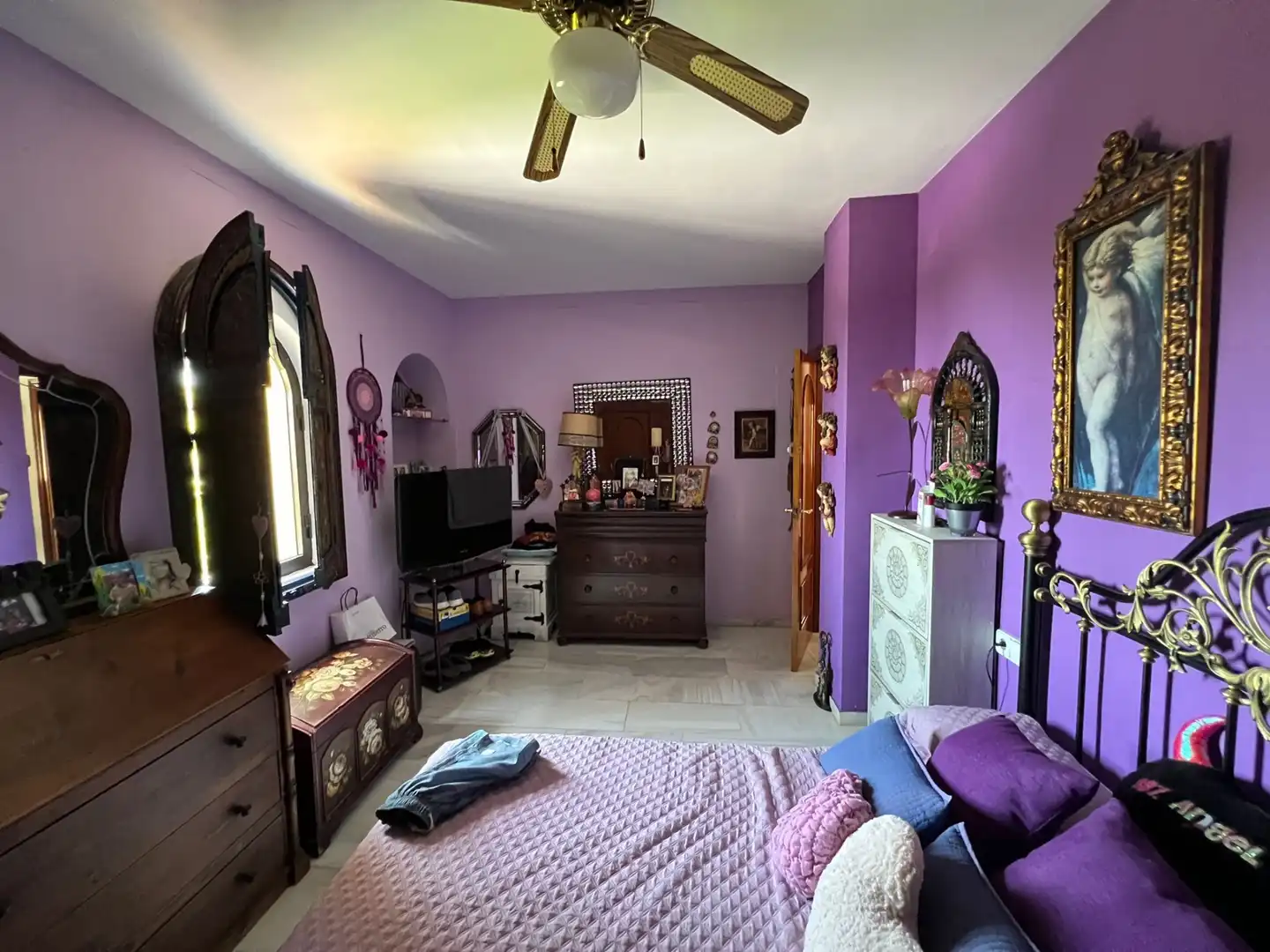 Bedroom of Houses for sale in Málaga  with Air Conditioner, Heating and Private garden