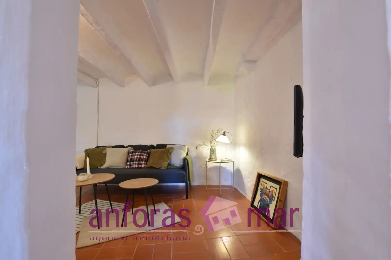 Sala d'estar de Casa adosada en venda en Creixell amb Calefacció