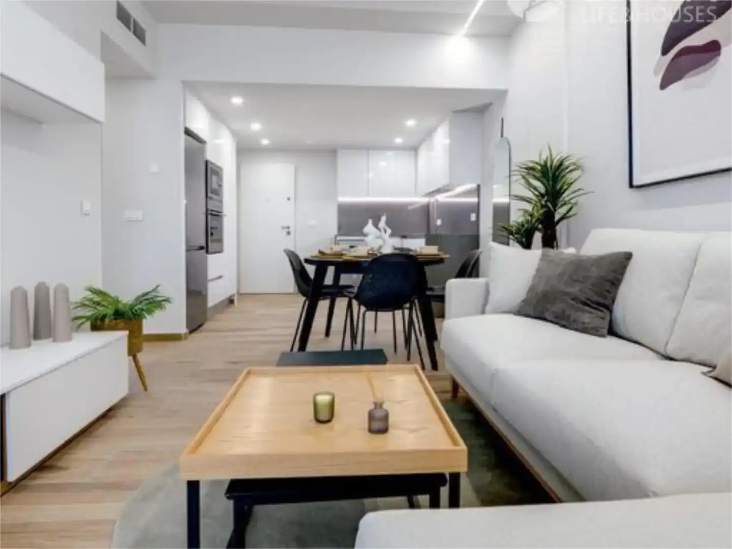 Sala de estar de Apartamento en venta en Elche / Elx con Piscina y Balcón