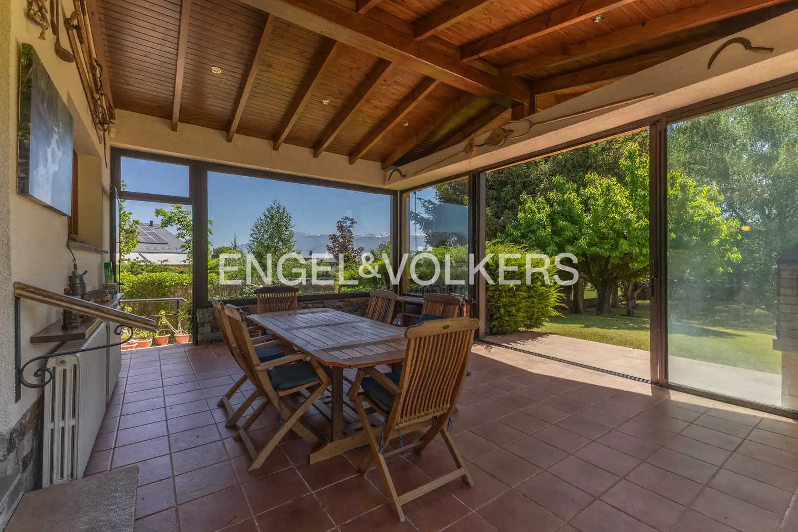 Terrassa de Casa o xalet en venda en Puigcerdà amb Calefacció, Jardí privat i Parquet
