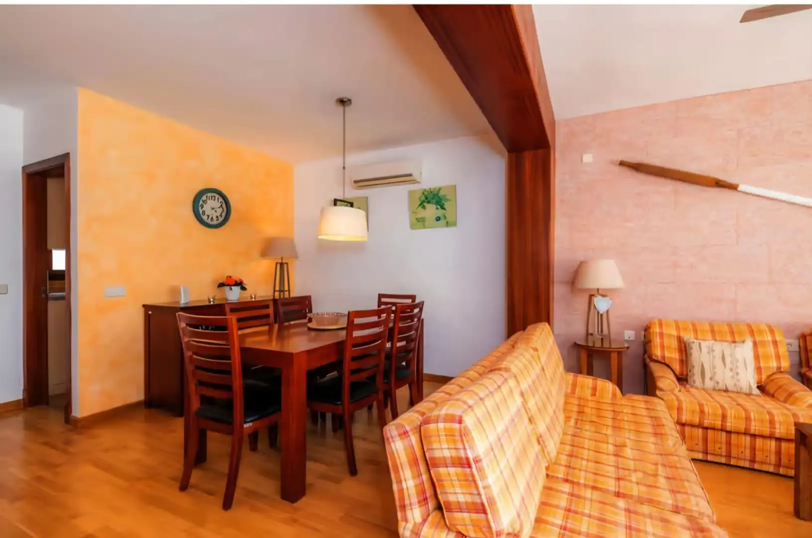 Dining room of Flat for rent in Felanitx  with Air Conditioner, Terrace and Furnished