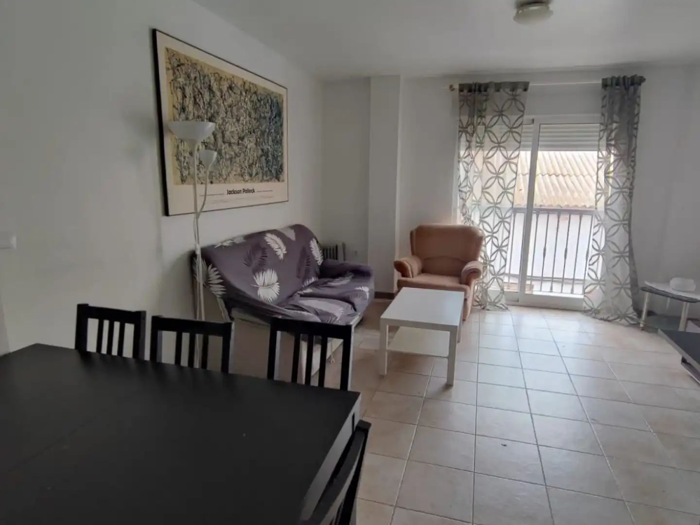 Living room of Flat for rent in Murcia  with Air Conditioner, Furnished and Washing machine