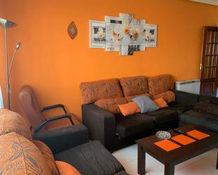 Living room of Flat for sale in Ferrol  with Heating, Parquet flooring and Terrace