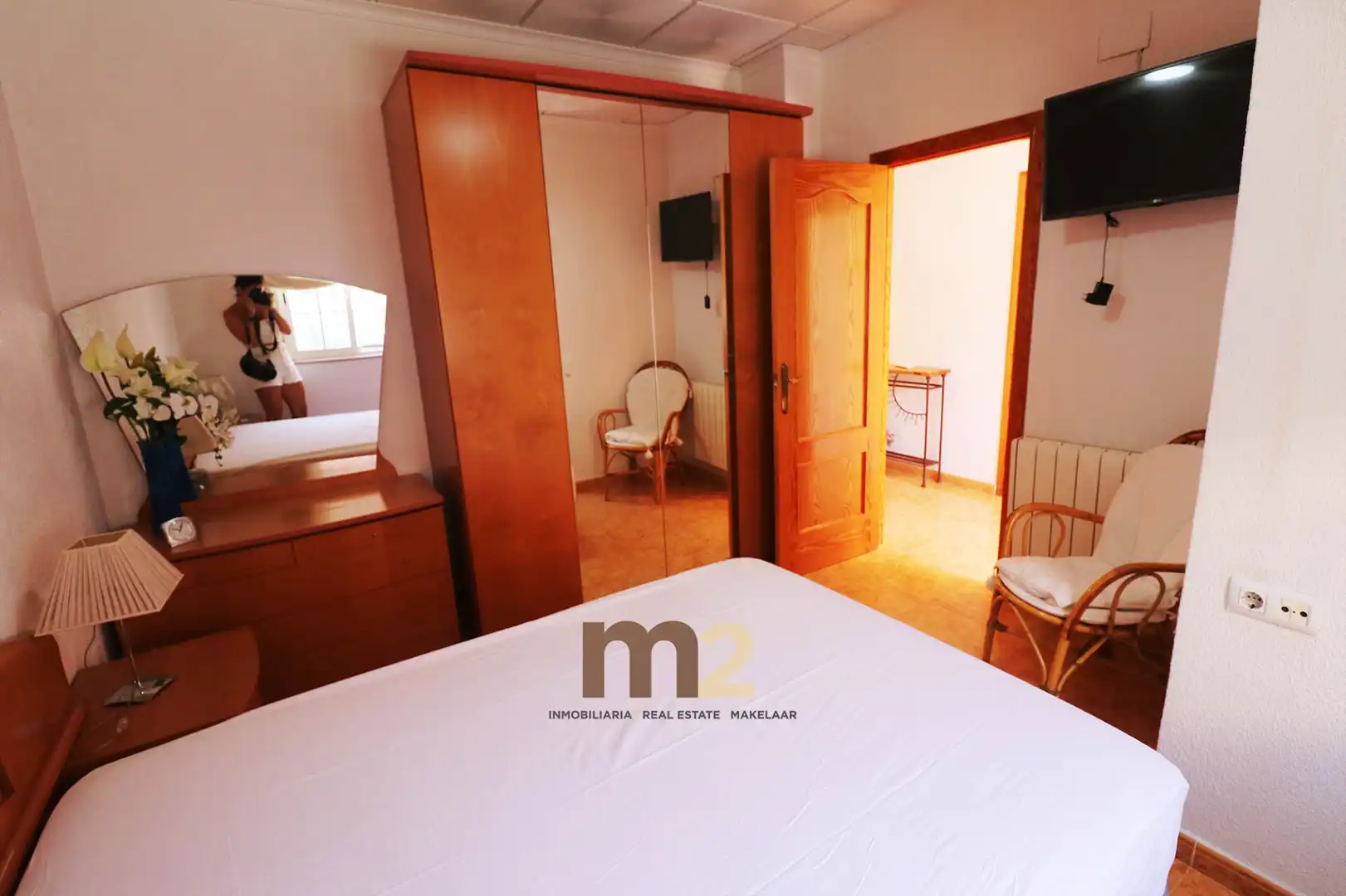 Schlafzimmer von Einfamilien-Reihenhaus zur Miete in Guardamar del Segura mit Klimaanlage, Heizung und Möbliert