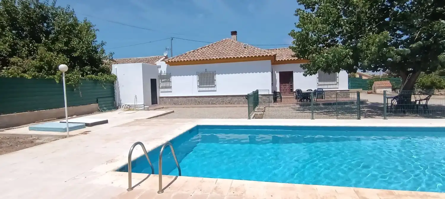 Piscina de Casa o chalet de alquiler en Lorca con Calefacción, Jardín privado y Piscina