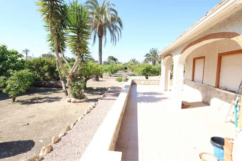 Terrasse von Country house zum Verkauf in Elche / Elx mit Heizung, Terrasse und Alarm