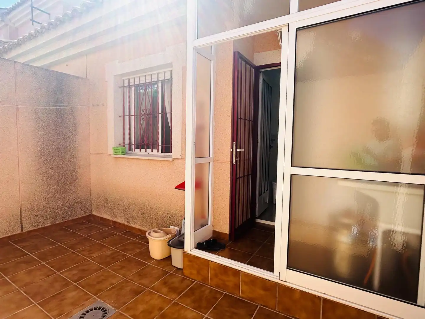 Terrasse von Einfamilien-Reihenhaus zum Verkauf in San Javier mit Klimaanlage, Terrasse und Möbliert