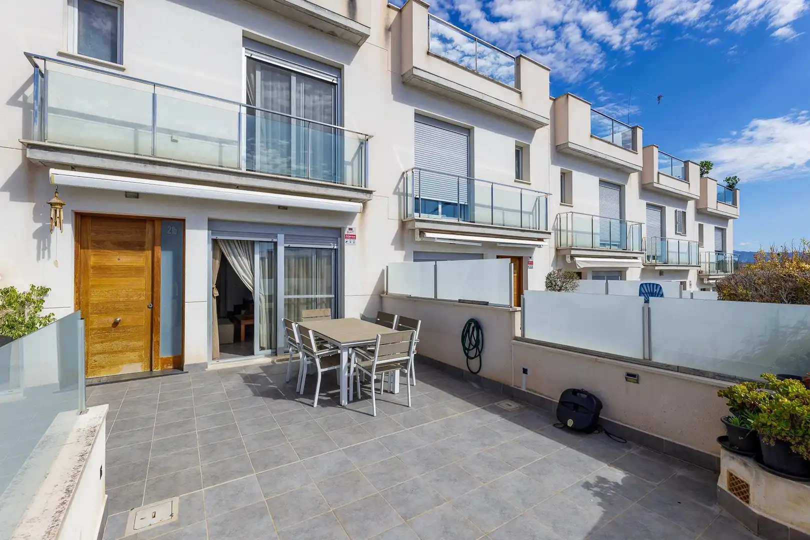 Terrassa de Casa adosada en venda en  Palma de Mallorca amb Aire condicionat, Calefacció i Jardí privat