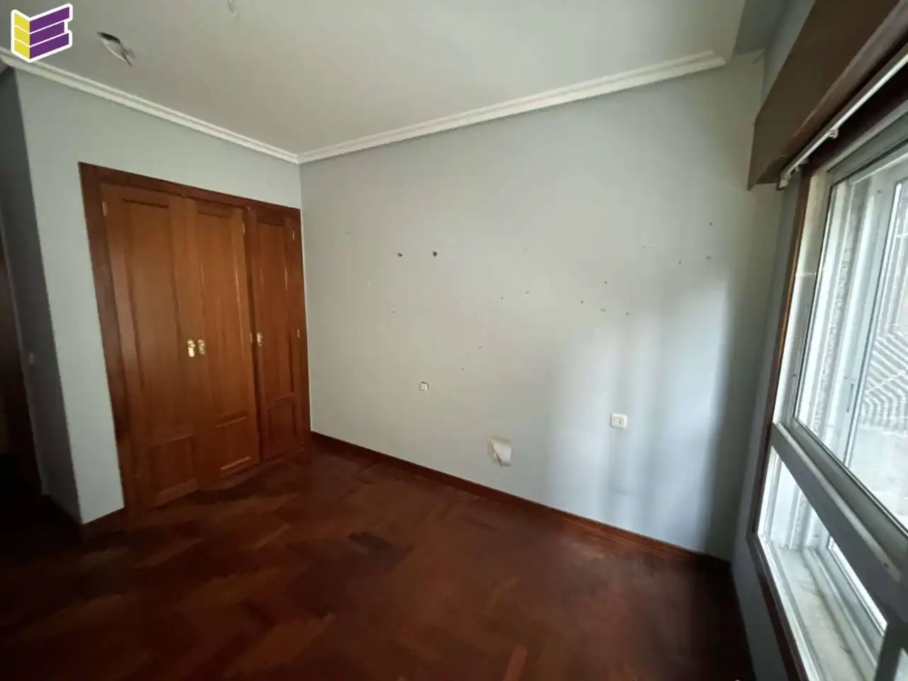 Bedroom of Flat for sale in Vigo   with Heating, Parquet flooring and Terrace