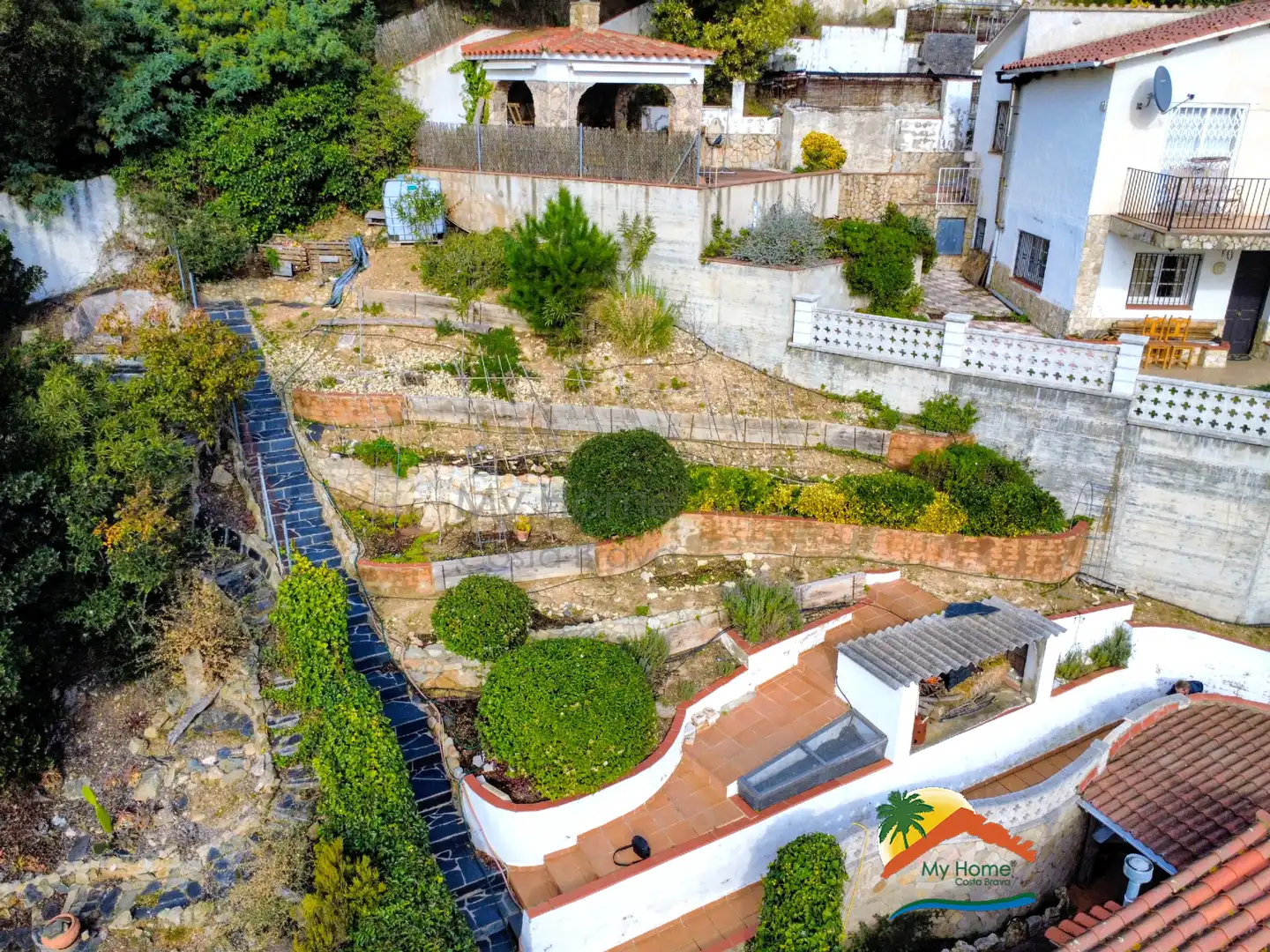 Jardí de Casa o xalet en venda en Lloret de Mar amb Calefacció, Jardí privat i Terrassa