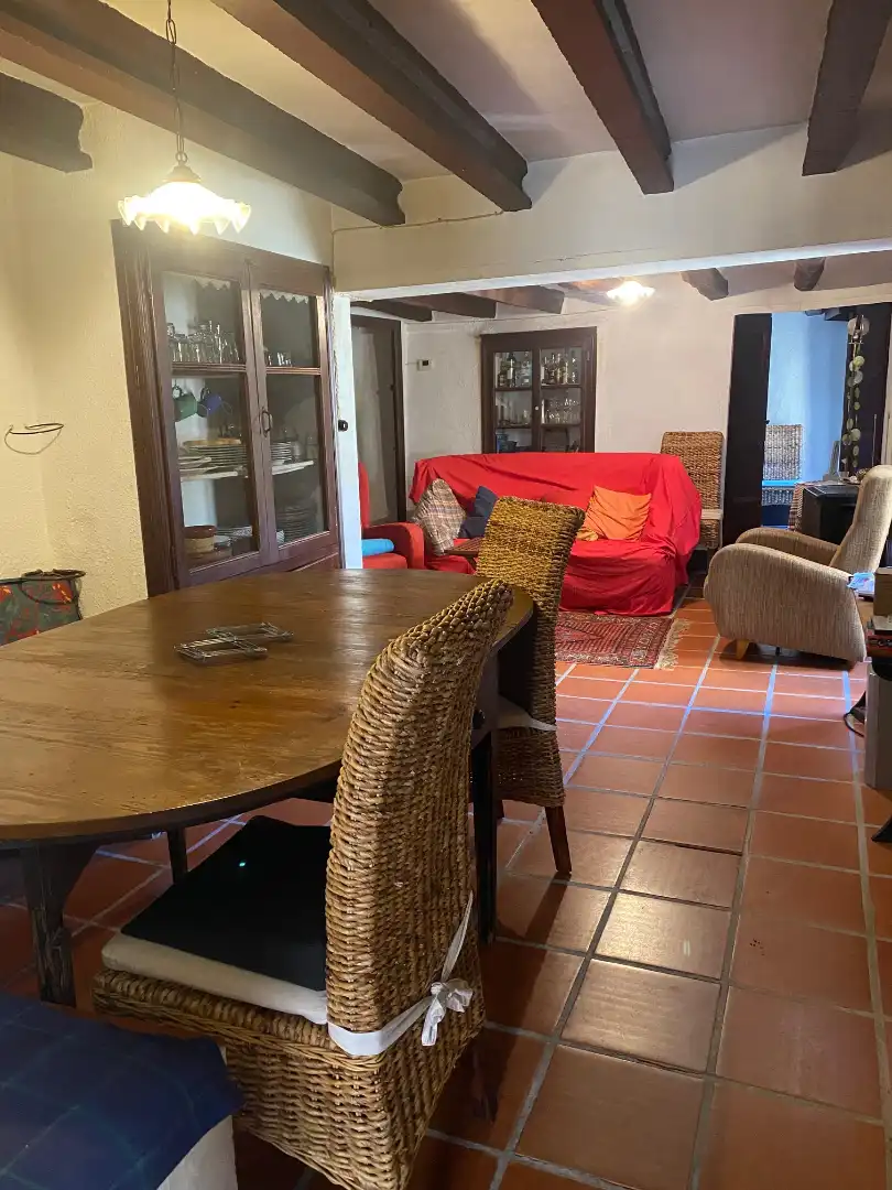 Comedor de Finca rústica en venta en Riudecanyes con Calefacción, Terraza y Amueblado