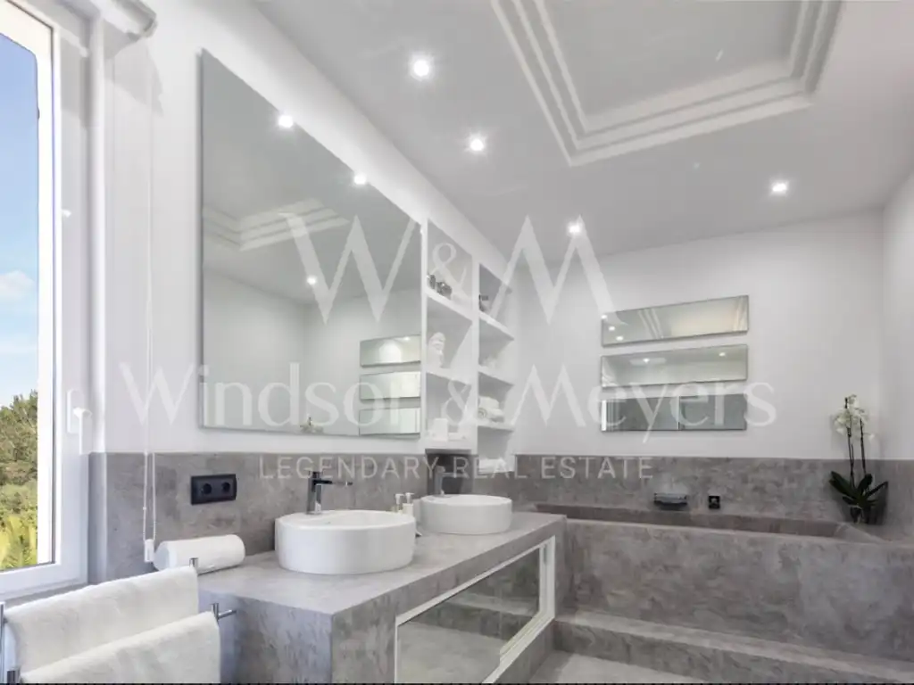Baño de Casa o chalet en venta en Sant Josep de sa Talaia con Jardín privado, Terraza y Piscina