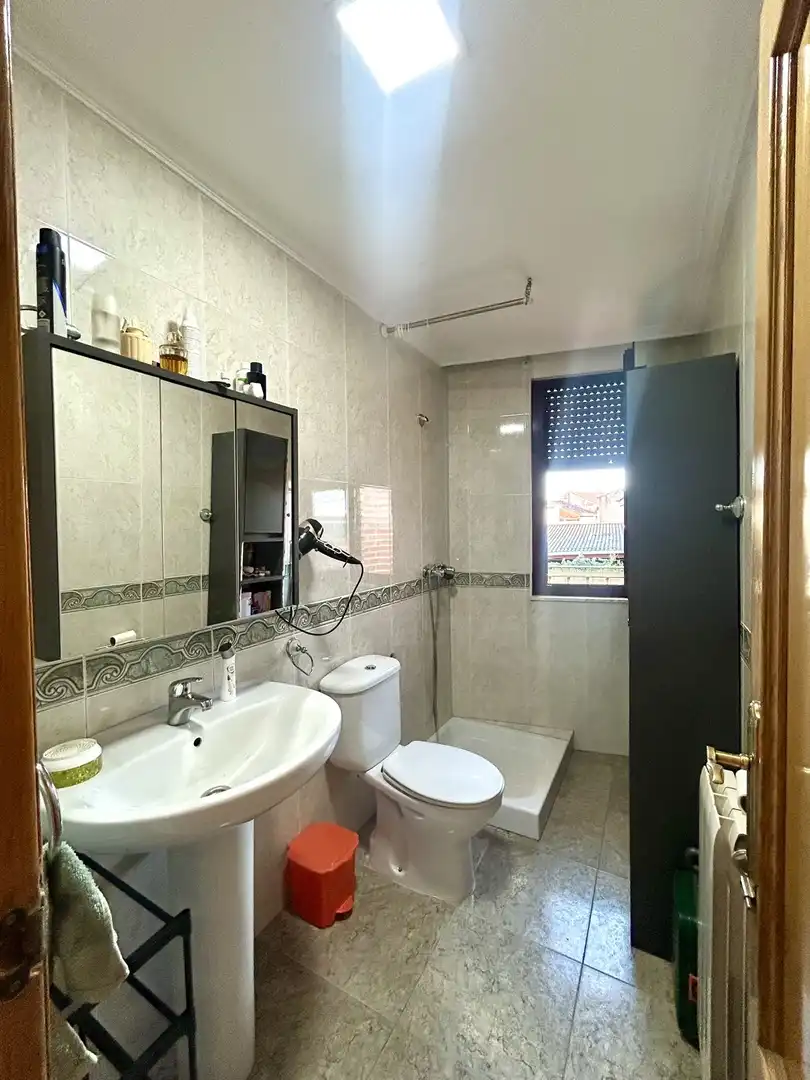 Bathroom of Flat for sale in Villamañán, León
