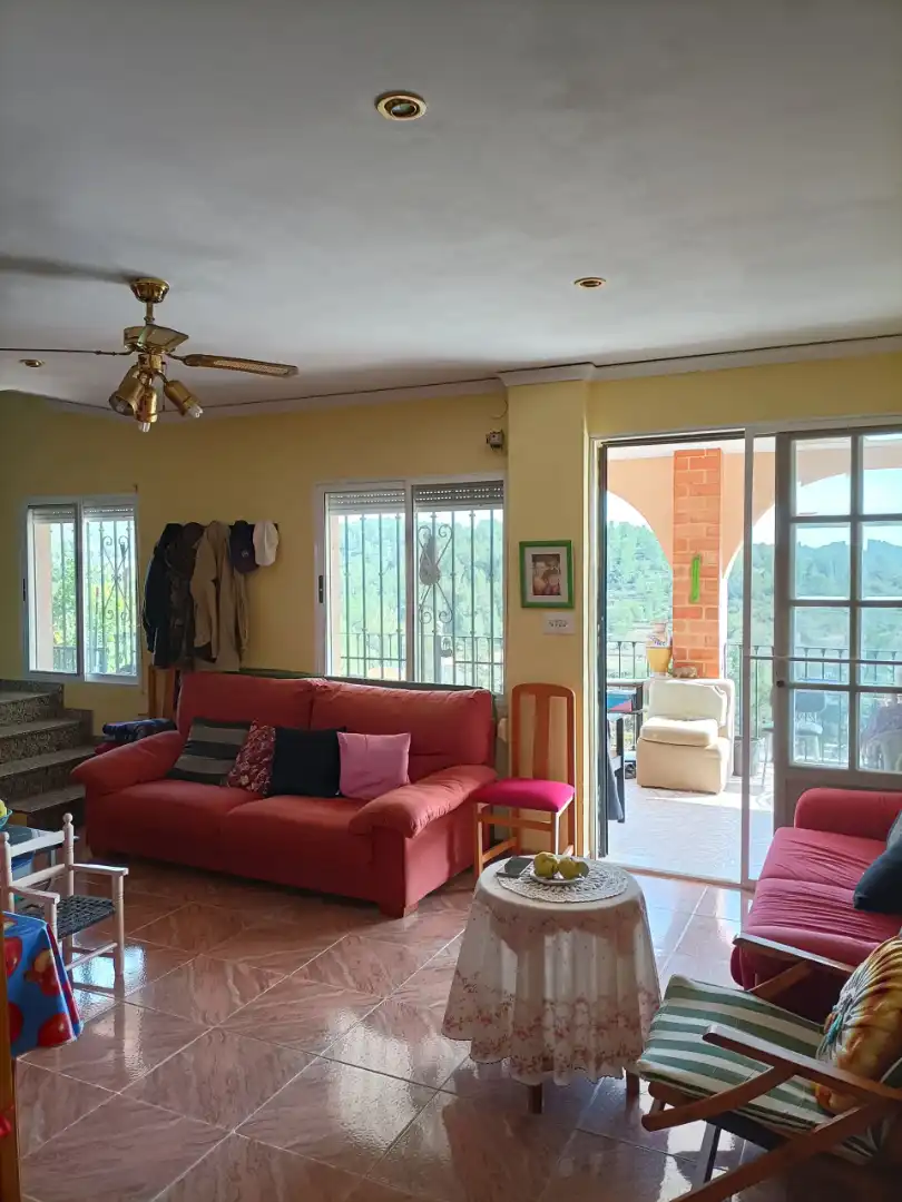 Living room of Houses for sale in Castellnovo  with Terrace, Swimming Pool and Furnished