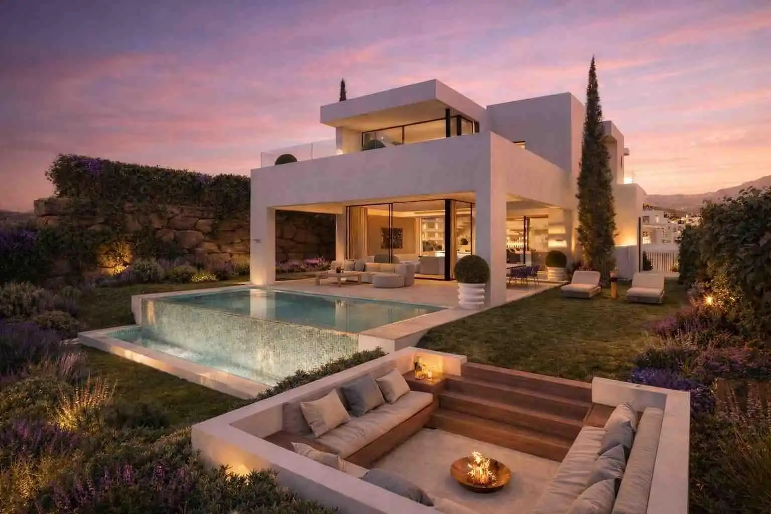 Terrassa de Casa o xalet en venda en Estepona amb Aire condicionat, Calefacció i Jardí privat