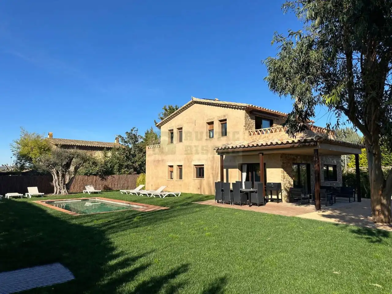 Garten von Haus oder Chalet zur Miete in La Tallada d'Empordà mit Klimaanlage, Heizung und Privatgarten