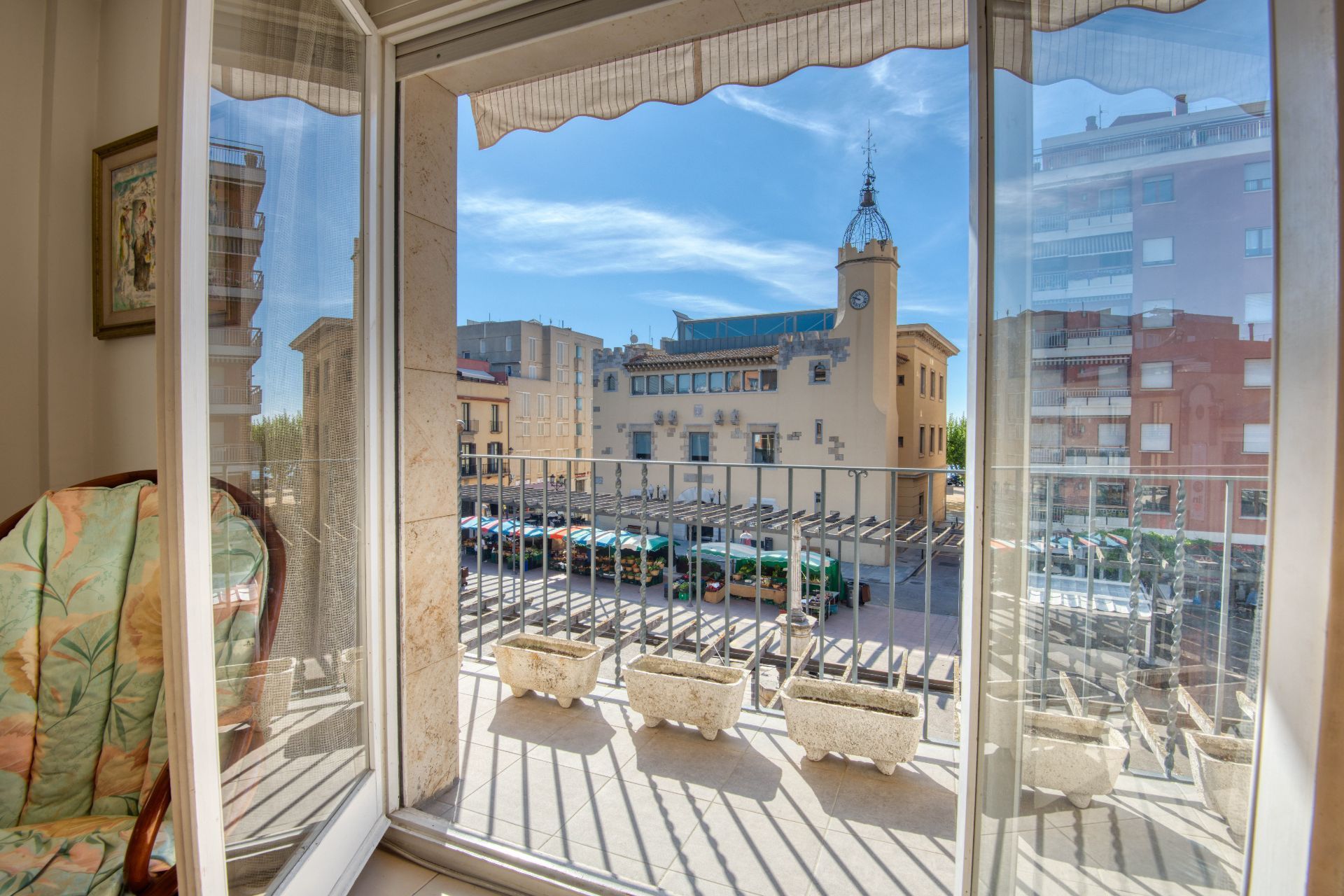Balcony of Apartment for sale in Sant Feliu de Guíxols  with Air Conditioner and Heating