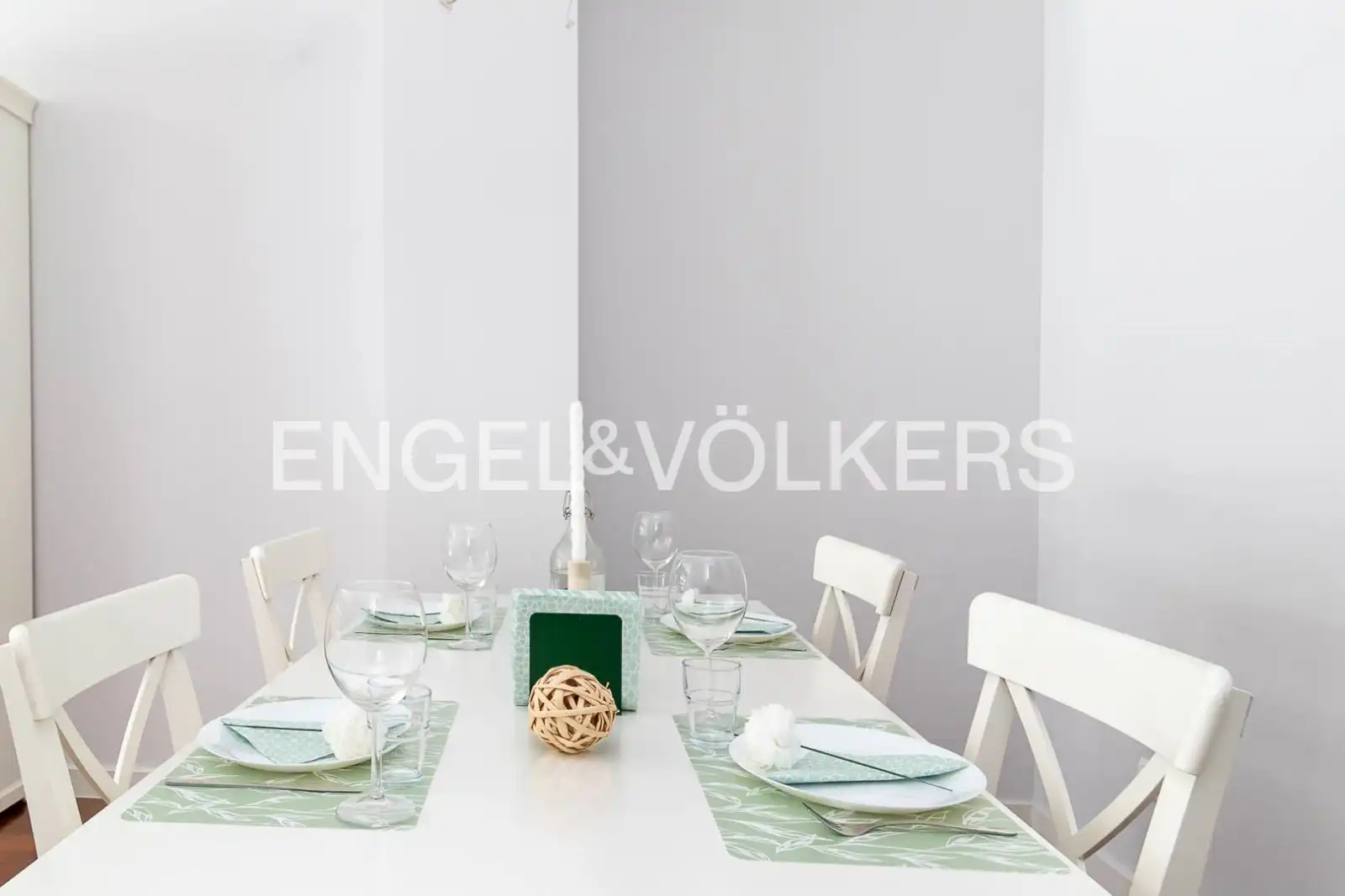 Dining room of Flat for rent in Madrid  with Air Conditioner, Heating and Private garden