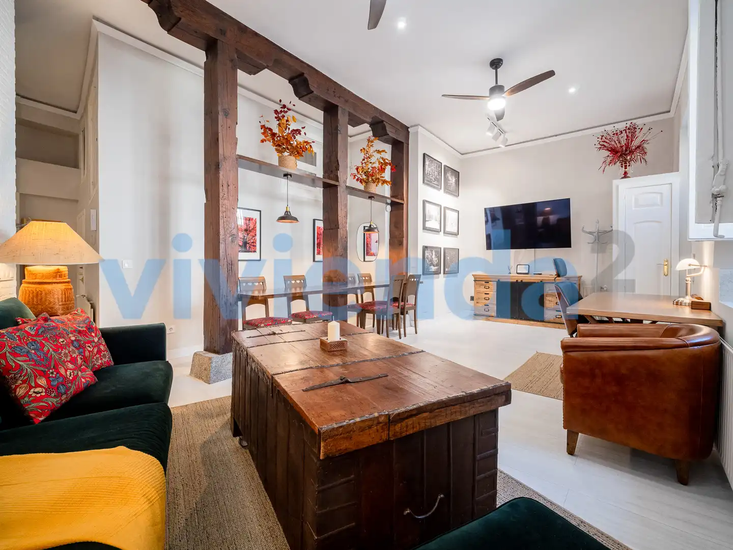 Sala de estar de Piso en venta en  Madrid Capital con Calefacción