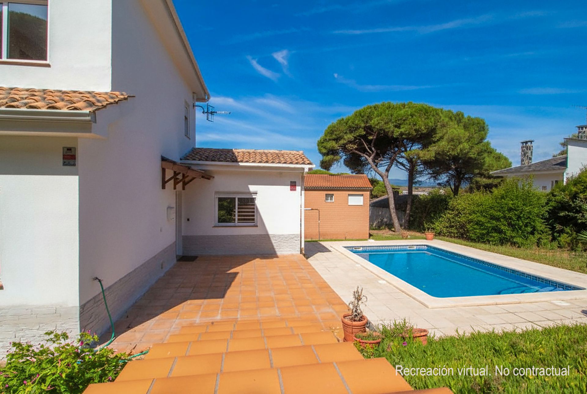 Piscina de Casa o xalet en venda en Llinars del Vallès amb Calefacció i Jardí privat