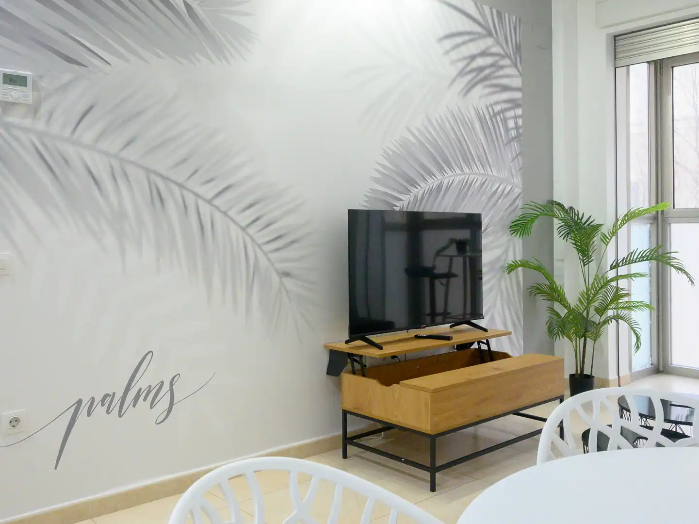 Sala de estar de Apartamento en venta en Alboraya con Aire acondicionado, Amueblado y Horno